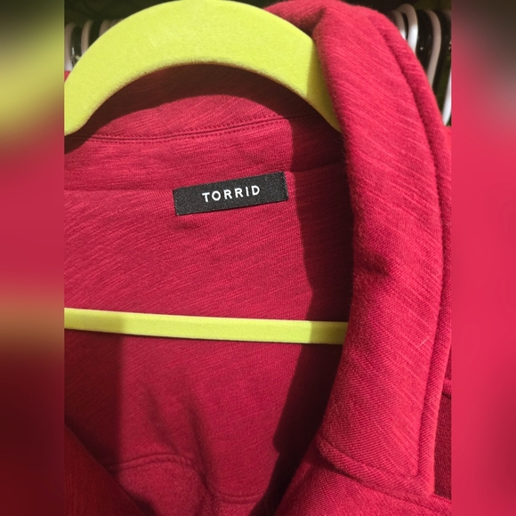 🍁🍂RED NWOT TORRID 2X TRENCH COAT - Picture 4 of 5